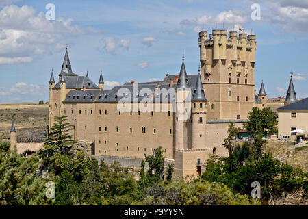 Tour de Jean II de Castille - Alcazar de Ségovie, Espagne Banque D'Images