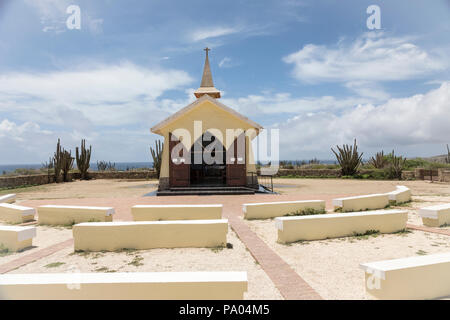 Chapelle d'Alto Vista, Aruba, Antilles Banque D'Images