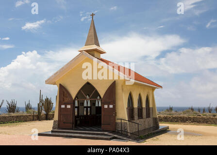 Chapelle d'Alto Vista, Aruba, Antilles Banque D'Images