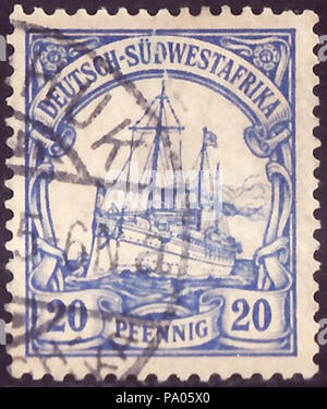 591 DRCol LEHCT 1900 MiNr014 B002 Banque D'Images