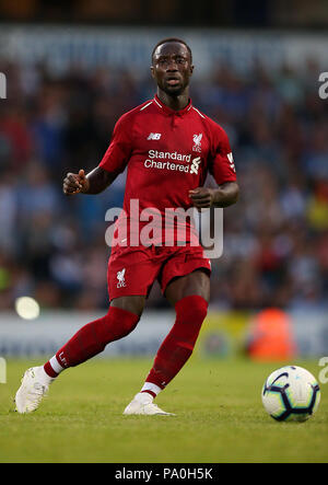 Naby Keita de Liverpool au cours d'un pré saison friendly match à Ewood Park, Blackburn. Banque D'Images