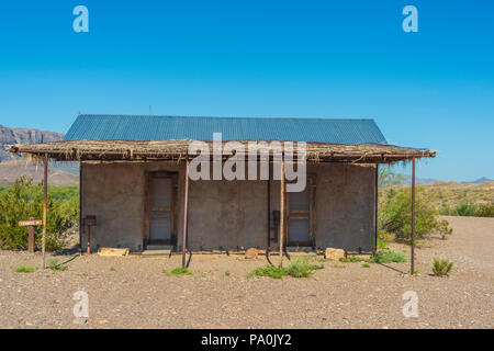 Castolon Historic District à Big Bend National Park au Texas Banque D'Images