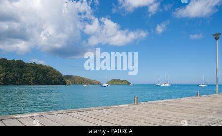 La baie de Fort-de-France - Tropical Island - Mer des Caraïbes - Martinique Banque D'Images