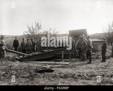 642 Feldkanone Spanien 15cm Banque D'Images