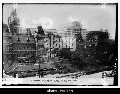 644 Fête de l'Empire, le Palais de Cristal, 1911 ; Canadian Parliament House Banque D'Images