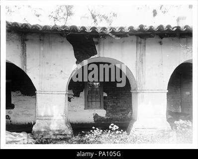 680/arches à la mission de San Juan Bautista, ca.1903 (SCH-4104) Banque D'Images