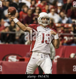 San Francisco, Californie, USA. 4e décembre 2005. Arizona Cardinals quarterback Kurt Warner (13) le dimanche, 4 décembre 2005, à San Francisco, Californie. Les Cardinaux défait les 49ers 17-10. Crédit : Al Golub/ZUMA/Alamy Fil Live News Banque D'Images