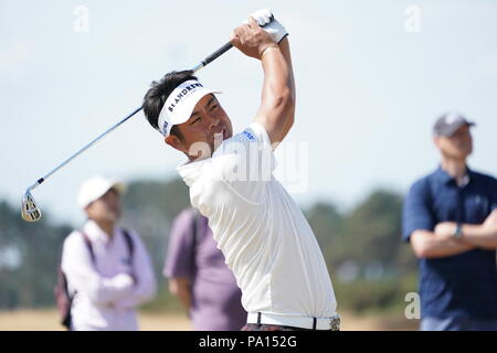 Carnoustie, Angus, Scotland. 19 juillet, 2018. Yuta Ikeda du Japon au cours de la première ronde de la 147e à l'Open de Golf de Carnoustie Carnoustie Golf Links, Angus, l'Écosse, le 19 juillet 2018. Credit : Koji Aoki/AFLO SPORT/Alamy Live News Banque D'Images