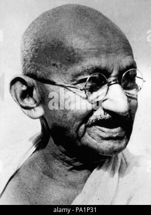 176 Mohandas K. Gandhi, portrait Banque D'Images