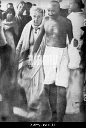 Gandhi 120 madras besant1921 Banque D'Images