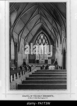 296 chapelle des Saints Innocents, Saint Mary's Hall, Burlington, N.J. RCAC2001700466 Banque D'Images