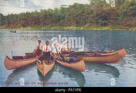 712 filles voulaient sur la rivière Milwaukee. VO46G NEN (429088) Banque D'Images