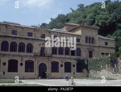 FACHADA. Lieu : MUSÉE DE SAN TELMO, SAN SEBASTIAN, GUIPUZCOA, ESPAGNE. Banque D'Images