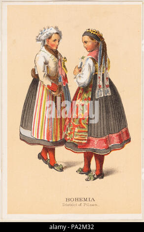 708 costumes paysan allemand Bohême - district de Pilsen par Boston Public Library Banque D'Images