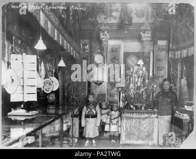 306 Chinatown, New York - Nouvelle ans fête, le 26 janvier, 1906 RCAC2001704351 Banque D'Images