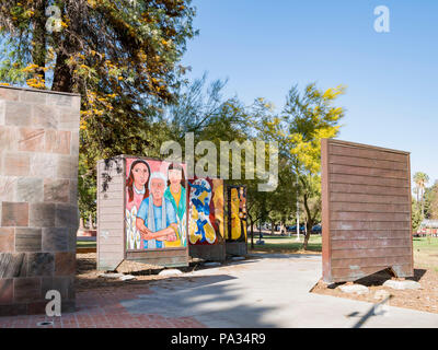 Los Angeles, 16 mai : Belle peinture dans le Lincoln Park, le 16 mai 2018 à Los Angeles, Californie Banque D'Images