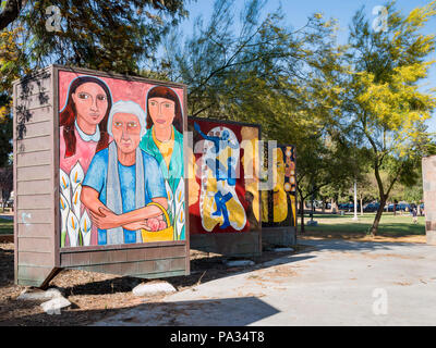 Los Angeles, 16 mai : Belle peinture dans le Lincoln Park, le 16 mai 2018 à Los Angeles, Californie Banque D'Images