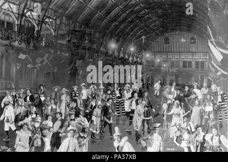 282 Carnival, extrémité sud du Rink, Halifax, Nouvelle-Écosse, Canada, février 1899 Banque D'Images