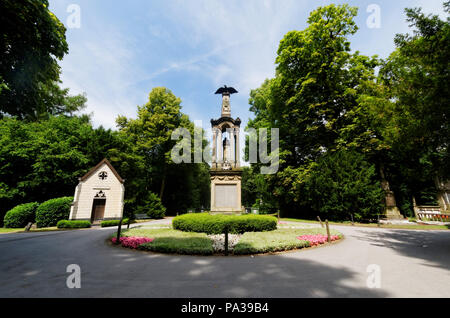 Cimetière melaten historique à Cologne Banque D'Images