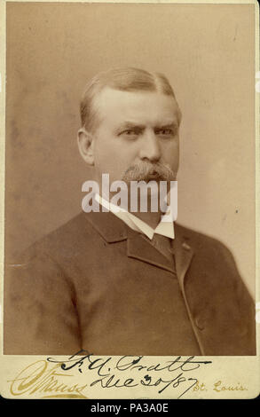 635 F. A. Pratt, Capitaine de 1ère, 1er maine de l'artillerie lourde (Union Européenne) Banque D'Images