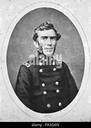 . Anglais : Braxton Bragg, CSA. Entre 1860 et 1870232 Braxton Bragg début Banque D'Images