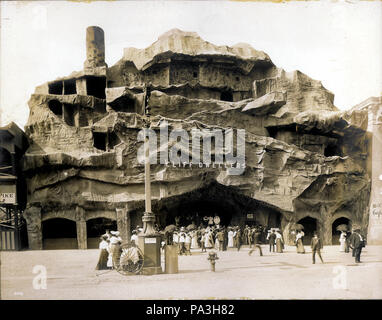 324 habitants sur la falaise Pike à la foire mondiale de 1904 Banque D'Images