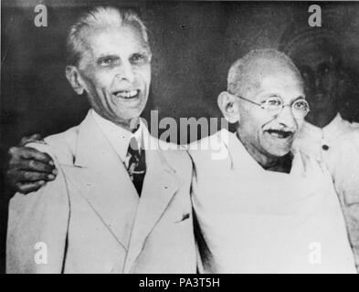 198 Photographie de Jinnah avec Gandhi en 1944 (Photo 429-17) Banque D'Images