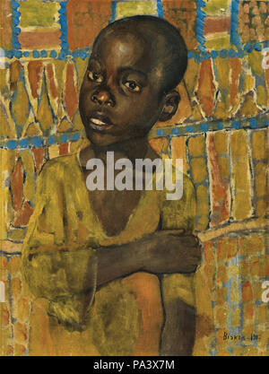 Kuzma Petrov-Vodkin - Portrait d'un garçon d'Afrique Banque D'Images