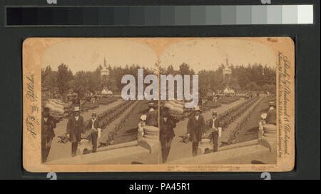 702 Général. La statue de Francis Scott Key, le Golden Gate, San Francisco (NYPL b11707332-G89F410 008F) Banque D'Images
