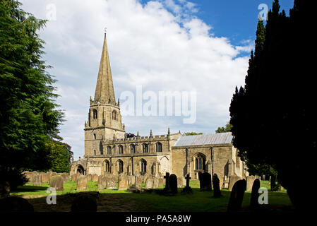L'église St Mary, Masham, North Yorkshire, England UK Banque D'Images