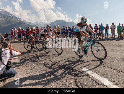 Tour de France 2018 28 11 La Rosière Rhone Alpes Savoie France Banque D'Images