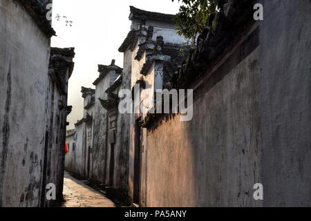 Xidi, un petit village dans la province de l'Anhui en Chine près de la montagne jaune. Banque D'Images