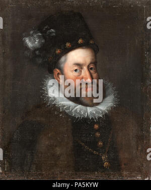187 Oljemålning från cirka 1600 på Rudolf II av Habsburg, danish-seed kejsare (1552-1612) - Skoklosters slott - 97184 Banque D'Images