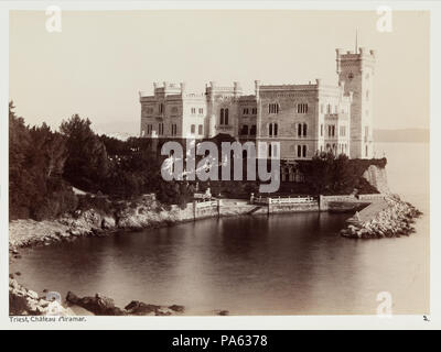 Inv.nr : LXVI:H.02. 88 Fotografi av Triest. Château Miramar - Hallwylska museet - 104874 Banque D'Images