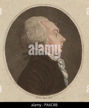 Portrait de Jérôme Pétion de Villeneuve (1756-1794). Musée : collection privée. Banque D'Images