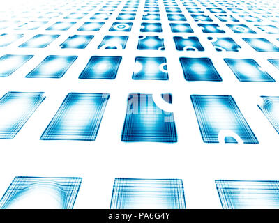 Perspective Simple image générée numériquement Banque D'Images