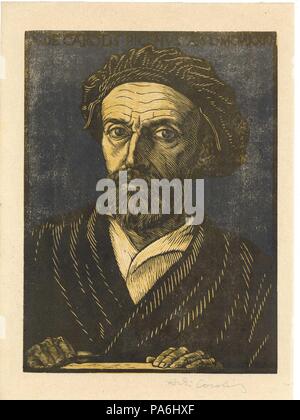 Self-Portrait. Musée : collection privée. Banque D'Images