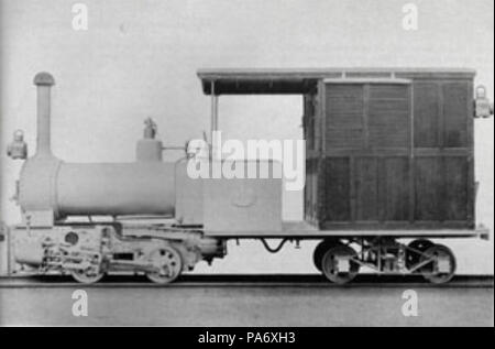 Locomotive à vapeur articulée 24 101 pas de gouvernement Lagos, construit par Hunslet Engine Co Ltd de Leeds en 1901 Banque D'Images