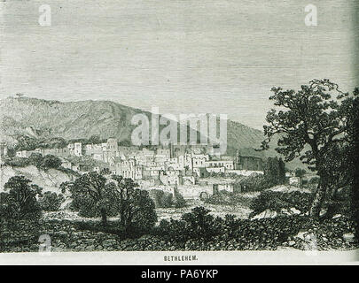 Bethlehem 34 - Ainsworth William Francis - 1870 Banque D'Images