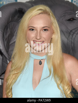 Los Angeles, Californie, USA. 18 juillet, 2018. ALEXIS NOLAN participe à "Heroes pour le Changement' 10e anniversaire - 'Kat Kramer's Films qui changent le monde" présente ''Love & Bananas'' Un éléphant histoire au Real D Theatre de Los Angeles. Credit : Billy/Bennight ZUMA Wire/Alamy Live News Banque D'Images