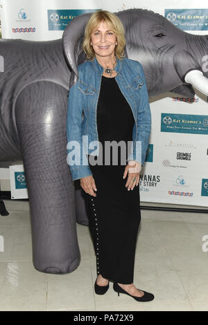 Los Angeles, Californie, USA. 18 juillet, 2018. JOANNA CASSIDY assiste à "Heroes pour le Changement' 10e anniversaire - 'Kat Kramer's Films qui changent le monde" présente ''Love & Bananas'' Un éléphant histoire au Real D Theatre de Los Angeles. Credit : Billy/Bennight ZUMA Wire/Alamy Live News Banque D'Images