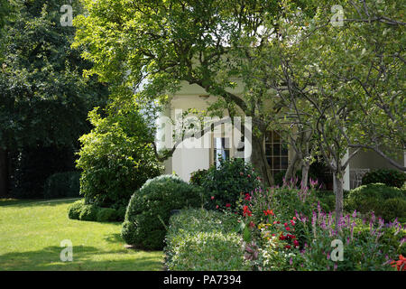 Washington, USA. 20 juillet 2018. Washington, DC Le bureau ovale et colonnade Photo par Dennis Brack Crédit : Dennis Brack/Alamy Live News Banque D'Images