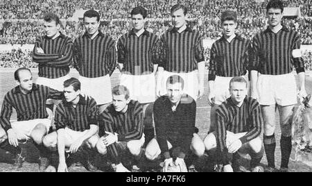 Associazione Calcio Milan 1961-1962 24 Banque D'Images