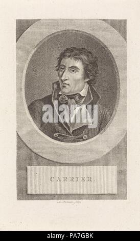 Jean-Baptiste Carrier (1756-1794). Musée : collection privée. Banque D'Images