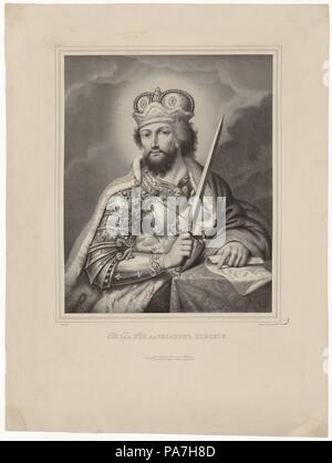 Alexander Nevsky, le Grand Prince de Novgorod et de Vladimir (1220-1263). Musée : collection privée. Banque D'Images