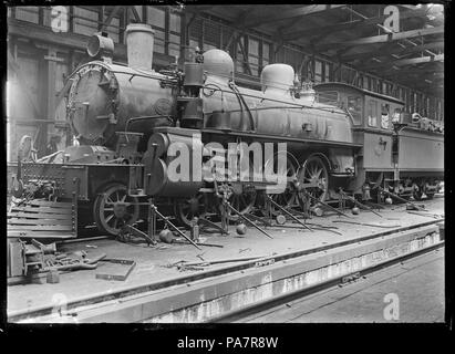 1 "A" class locomotive à vapeur no 604, 4-6-2, en construction dans un atelier de fer. 178919 ATLIB Banque D'Images