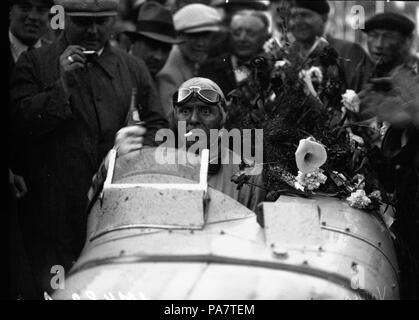 12 Achille Varzi au Grand Prix de Monaco 1933 Banque D'Images