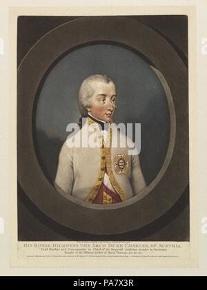 L'archiduc Charles d'Autriche (1771-1847), Duc de Teschen. Musée : collection privée. Banque D'Images