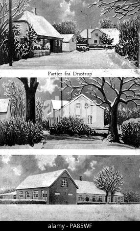 70 ca Drastrup. 1900 (1930-1960) Banque D'Images