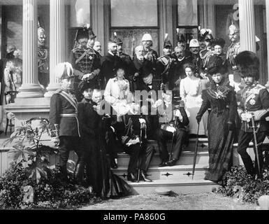 70 Duc d'York et de Cornwall visite à Toronto, en 1901, à l'Hôtel du Gouvernement Banque D'Images